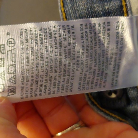 Levi's Denizen Adjustable 218 Slim Straight Leg Jeans size 14 - Picture 6 of 9